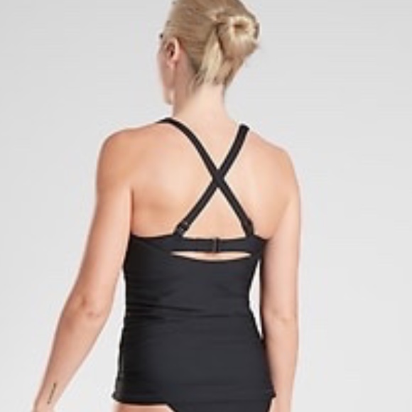 NWT Athleta Aqualuxe Square Neck Bra Cup Tankini - Picture 3 of 11